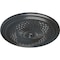 Ekena Millwork Trinity Ceiling Medallion (Fits Canopies up to 3"), Hand-Painted Pewter, 22"OD x 1 3/4"P CM22TNPES - alternate 3